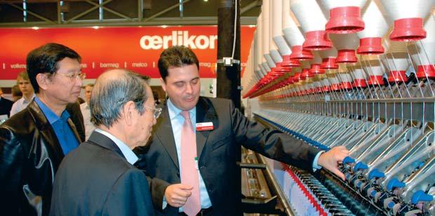 8 Oerlikon Schlafhorst Express En son yenilikler Zinser CompACT³ iplik eğirme teknolojisi Bireysel uyarlanabilen iplik yapısıyla işlem güvenceli Oerlikon Schlafhorst, ring iplik eğirme alanında,