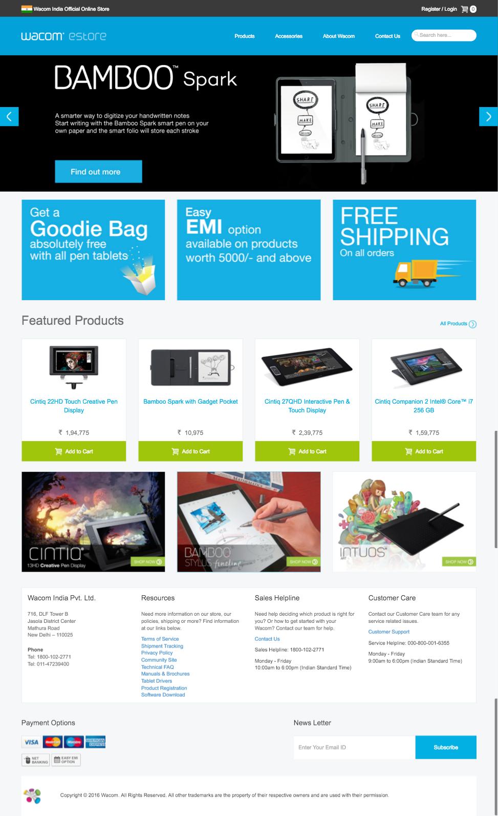 ECommerce Management Wacom