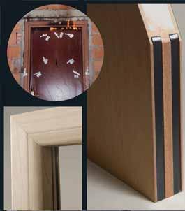 El60 certificated Special interior construction interior of door leaf Fire & smoke resistance provide noise reduction and thermal