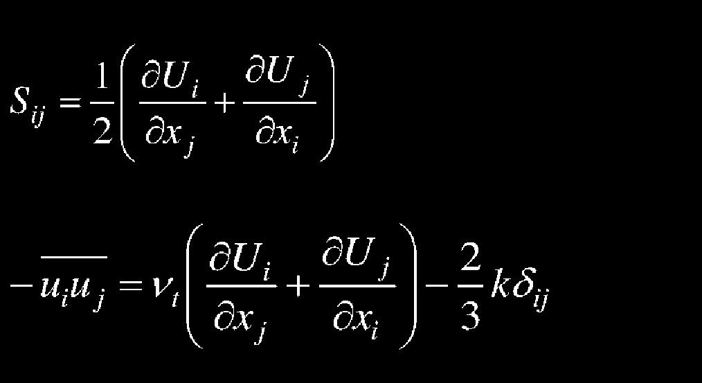 (6) k-ε türbülans model sabitleri C 1 = 1,44 C 2 = 1,92 Cµ= 0,09 σk = 1,00 σs = 1,30 Kullanılan model ile ilgili daha