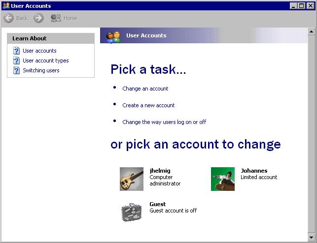 Windows Ancak Computer Limited yani Soldaki arasında veya sınırlı bu menüden Account ne XP menüden bir Administrator gibi kurulurken kullanıcı farklar Learn yeni olmasını olduğunu