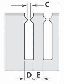 CABLE TRUNKING / KABLO KANALLARI Material / Materyal Resistance of Dielectric / Direnç PVC 260 kw / cm Working Temperature / Çalışma Sıcaklığı (-15 0C, +70 0C) Resistance of Tension / Gerilme