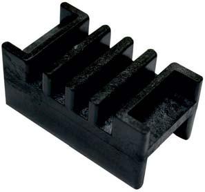 1x4F PLASTIC BUSBAR SUPPORT WITH 5