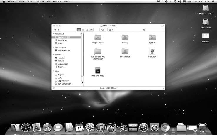2. Ünite - flletim Sistemleri 31 Mac OS Mac OS, Apple bilgisayarlarla özdeflleflmifl bir iflletim sistemidir.