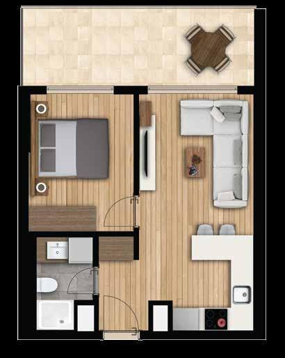 Mutfak 3 Yatak Odası 4 Banyo 2.90 m² 18.70 m² 10.20 m² 3.40 m² 5 Balkon 13.20 m² FOLKART YAPI A.Ş.