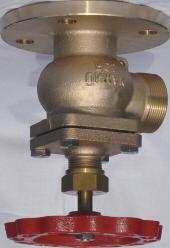 YANGIN VANASI GÖNYE TİP, BRONZ (Fire Valve Angle Type, Bronze) 3 Klape Disk 4 Klape Contası Disk ring 5 Conta Gasket 6 7 8 Mil Volan Salmastra Stem Handwheel Packing NBR Klingerit (Non asbestos)