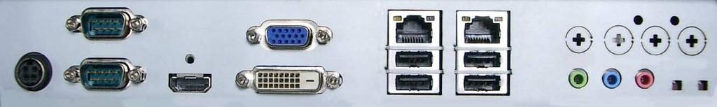 4 Arka Panel Görünümü CMOS DC IN Portu Seri Portlar HDMI Portu