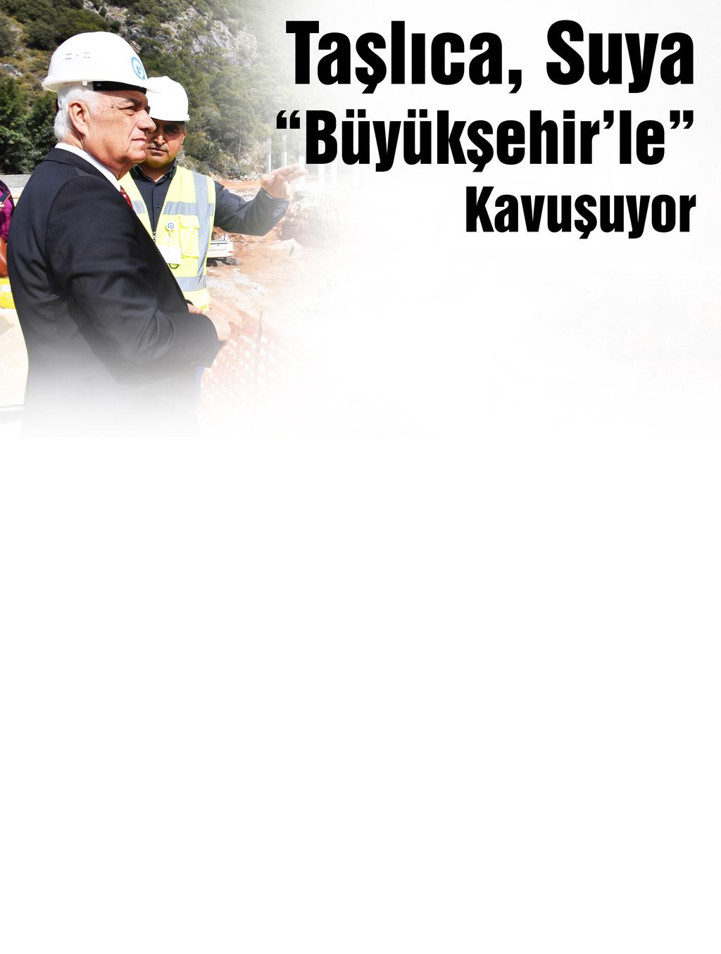 YA HABER 14 Yüz yıdır suyu omayan ve eşekere everine su taşımak zorunda kaan Marmaris İçesi Taşıca Mahaesi sakineri, Muğa Büyükşehir Beediyesi ne bağı MUSKİ Gene Müdürüğü nün yaptığı çaışmaar