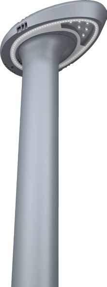 Anto Bollard Corrosion resistant die-cast aluminium body Tubular or Conical aluminium pole Excellent heat dissipation for cooling electronics components Impact and heat resistant polycarbonate glass