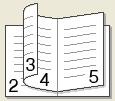 Sürücü ve Yazılım Kitapçık / Kitapçık (Elle) Bu seçeneği 2 taraflı yazdırmayı kullanarak bir belgeyi kitapçık formatında yazdırmak için kullanın; belgeyi doğru sayfa numarasına