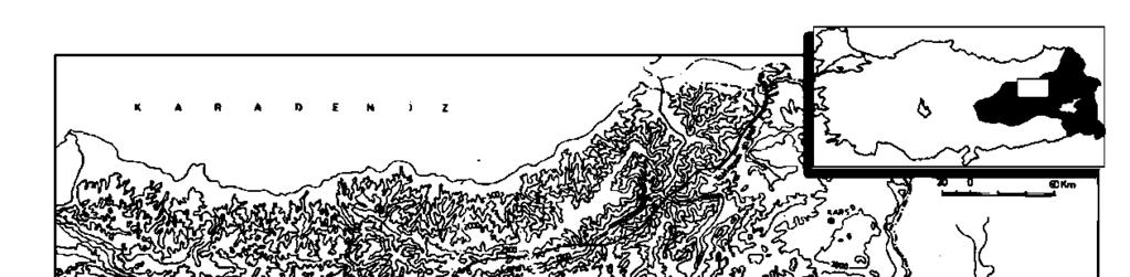 106 kesimi ise Erzurum Kars yöresinde bulunan Erzurum çevresinde yer almaktadır (Erol, 1993). İdari bakımdan doğusu Erzurum ili, batısı ise Erzincan ili sınırları içinde kalmaktadır.