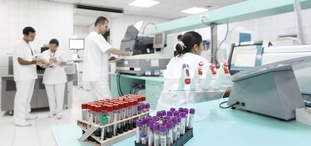 47 Laboratori Laboratorët klinikë të Spitalit Guven, të akredituara nga JCI, kryejnë shërbime sipas Standarteve të Cilësive të Shërbimeve Laboratorike të Ministrisë së Shëndetësisë.