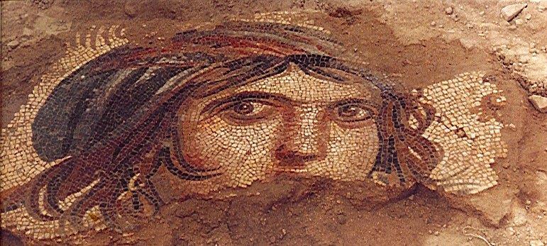 Çingene Kız Mozayiği, Zeugma, Gaziantep (Romalılar