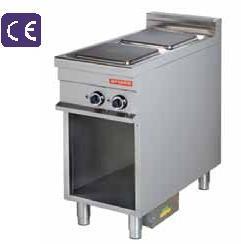 ER911 425x900x900 68 0,51 2x4000 380V, 3~, 50Hz 1.692 Electric on open stand steel. Controlled by two protectors against overheating.