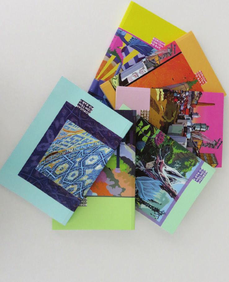 Sanatçı Chris Doyle un video çalışması Waste Generation dan görüntüler, içi iki renk tasarlanan defterlerin kapaklarını süslüyor. Tek ve üçlü set halinde alabileceğiniz defterler Art Store da.