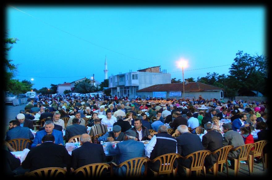 düzenlenen iftar