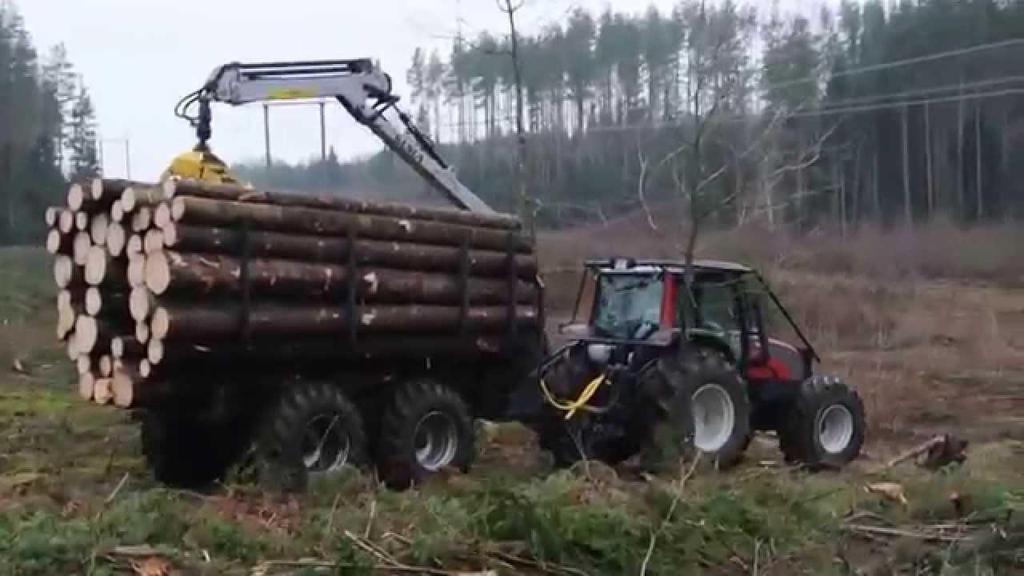 Traktör-Treylerle Taşıma Yöntemi Lastik tekerlekli traktörlerden ormancılıkta uzak nakliyatta en kullanışlı olanları 50