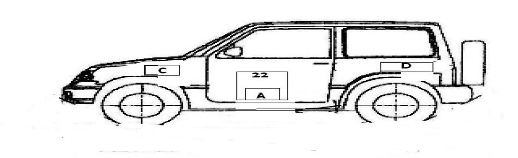 A-B-C-D Mecburi Araç üzerinde daha önceki organizasyonlarda yapıştırılmış stickerler ve kapı numaraları sökülmek zorundadır.