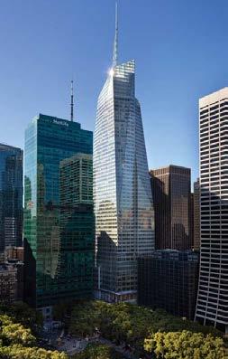 Construction Corporation İşveren: Durst Organization [114] Resim 3.1. Amerikan Bankası Kulesi, New York - ABD [114, 138, 139] Amerikan Bankası Kulesi, ABD de LEED Platin sertifikasına sahip ilk yüksek yapıdır.