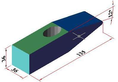 MODÜL DEĞERLENDİRME MODÜL DEĞERLENDİRME YETERLİK ÖLÇME Kaba ölçüleri 40x40x135mm olan (Şekil 5.3) bir iş parçasını şekil 5.