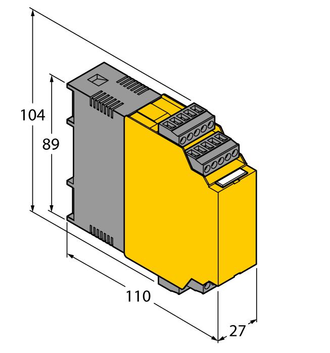 Aksesuarlar IM43-13-SR 7540041 Trip amplifier; 1-channel; input 0/4 20 ma or 0/2 10 V; supply of 2- or 3-wire transmitters/sensors; limit value adjustment via