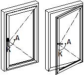 Tek açılımlı pencere ve balkon kapılarının kullanımı; Tek açılımlı pencerelerde kol yardımı ile açılıp kapanan kanat ispanyoletle kilitlenmek suretiyle kapalı (kilitli) kalması sağlanır.