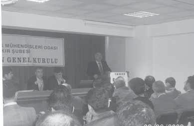 Dönem Yönetim Kurulu üyeliği ve EMO Genel Kurul delegasyonu için Demokrat Mühendisler ve Aktif Mühendislerden oluşan iki ayrı liste ile birlikte