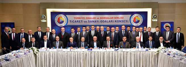 Elitaş, Gümrük ve Ticaret Bakanı Bülent Tüfenkci, TOBB Başkanı Rifat
