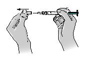 7- İğne batmasını önleyecek şekilde, enjektörü uygun bir kaba atınız.