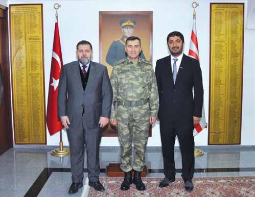 6 KIBRIS MÜSİAD KIBRIS TAN GÜVENLİK KUVVETLERİ KOMUTANLIĞINA ZİYARET MÜSİAD Kıbrıs Başkan ı Okyay Sadıkoğlu ve Başkan Yardımcısı Hüseyin Zabitoğlu, Güvenlik Kuvvetleri Komutanlığına yeni atanan