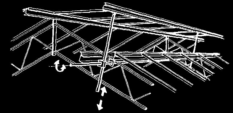 Şekil 1. Geniş bölme cam sera çatısındaki havalandırma penceresi Çizelge 1. Cam Seralarda Pencere Alanının Sera Taban Alanına Oranı (2) Sera Açıklığı (m) 8.0 9.6 12.8 Pencere Boyu (m) 1.4 1.