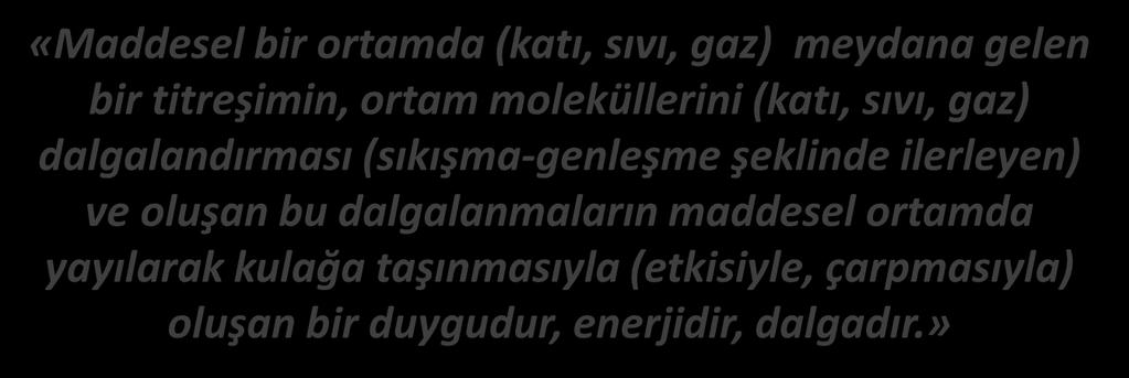 FİZİKSEL RİSK ETKENLERİ SES NEDİR?