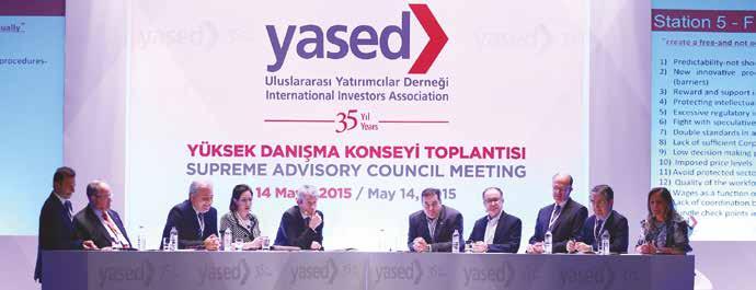 Yüksek Danışma Konseyi Toplantısı /14 Mayıs 2015 Supreme Advisory Council Meeting / May 14, 2015 Daha Cazip Yatırım Ortamı, Daha Fazla Doğrudan Yatırım More Attractive Investment Environment, More