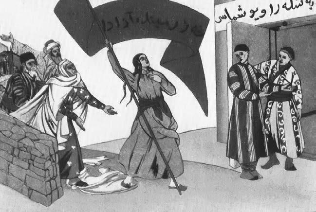 208 Orta Asya Türk Tarihi Resim 10.4 Sovyet döneminin ilk y llar na kad n özgürlü ünü simgeleyen resimlerden biri.