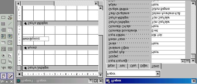 BÖLÜM 8 8. RAPORLAR VE ACCESS PROGRAMINDA RAPOR OLUŞTURMA 8.