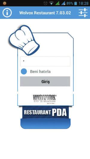 Restaurant PDA (Windows, Android, IOS) Programa ilave olarak alacağınız Restaurant PDA modülü sayesinde PDA