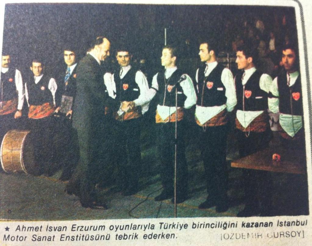 Sabri Donat Şevki Aksoy Celal Aslan Remzi Ürgün 1978 (Birincilik) 1979 (Birincilik) Karşılama Karşılama İstanbul Erkek 1971 (Beşincilik) Artvin Lisesi 1972 (Yedincilik) Artvin 1974 (İkincilik) Van
