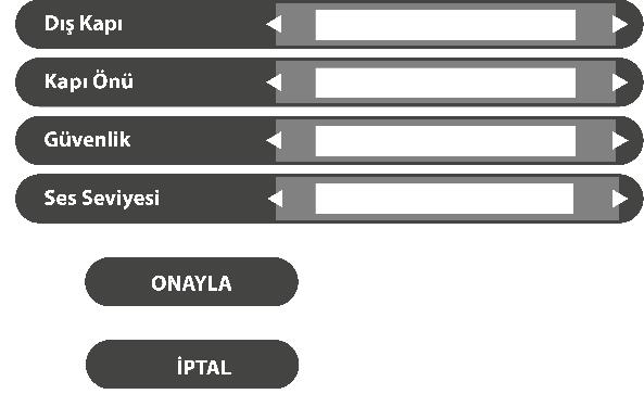 12. Ayarlar Ayarlar panelinde cihazınızın ışık, renk, parlaklık, dil seçimi, tarih ve saat ayarlarını yapabilirsiniz. Ayarlar paneline karşılama ekranındayken dokunarak girebilirsiniz. Işık ayarı.