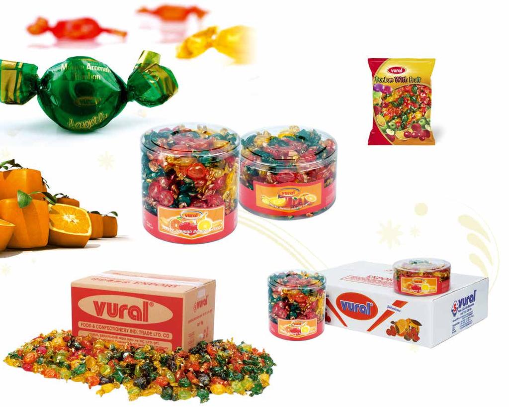 HAPPİLY MEYVE AROMALI BONBON ŞEKER Happily Bonbon Candy with Fruit