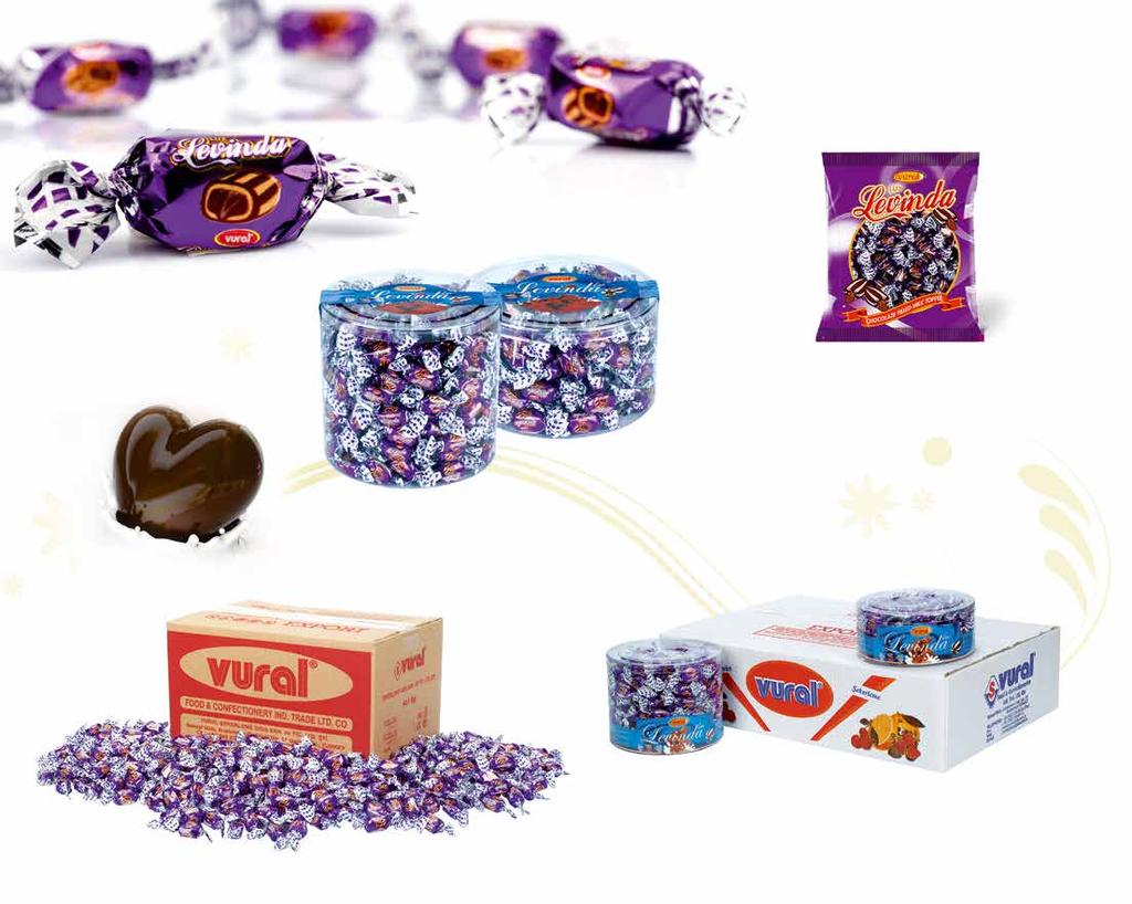 LUX LEVİNDA ÇİKOLATALI TOFFE ŞEKER Lux Levinda Chocolate Filled