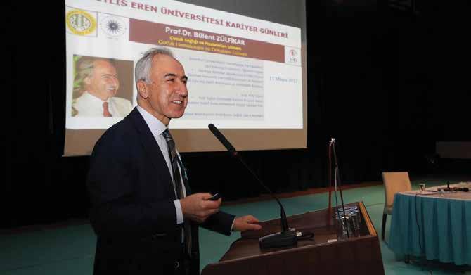 Başkanımız Prof. Dr. Zülfikar, Bitlis Eren Üniversitesi Kariyer Günlerinde... Bitlis Eren Üniversitesi tarafından geleneksel olarak düzenlenen Kariyer Günlerinin 7.