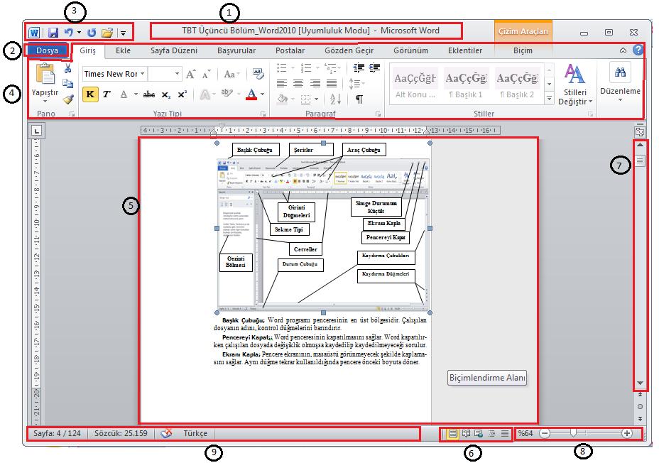 MİKAYIL TAÇAR WORD 2010 ( ÜNİTE 8 ) Çeşitli metinler oluşturma ve organize etme imkanı sağlayan yazılımlar kelime işlemci programları olarak tanımlanır.