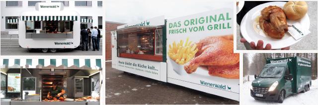 AÇIK PİŞİRME Wienerwald Mobil işletmeler her isteğe ve bölgeye göre şekillendirilmektedir.