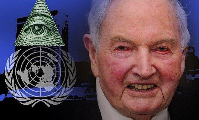 5. David Rockefeller Standart Oil Company'nin kurucusu ve Chase Bank'ın eski başkanıdır."bazıları ailemizin ABD'nin çıkarlarına karşı çalışan gizli bir örgüt olduğuna inanıyor.