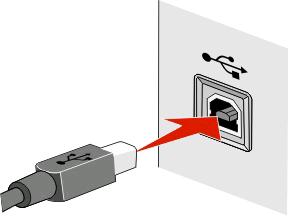 2 Küçük, kare konektörü yazıcının arkasına takın. 3 Ekrandaki yönergelere uymaya devam edin. Altyapı ve özel ağlar nasıl birbirinden ayrılır?