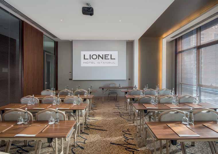 Lionel Hotel Istanbul, toplam 2250 m2 kullanım alanına sahip farklı