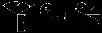 Şekil-T.8 Yıldız topraklayıcı çeşitleri Yıldız topraklayıcının topraklama direnci kollar arası açılara göre değişir.