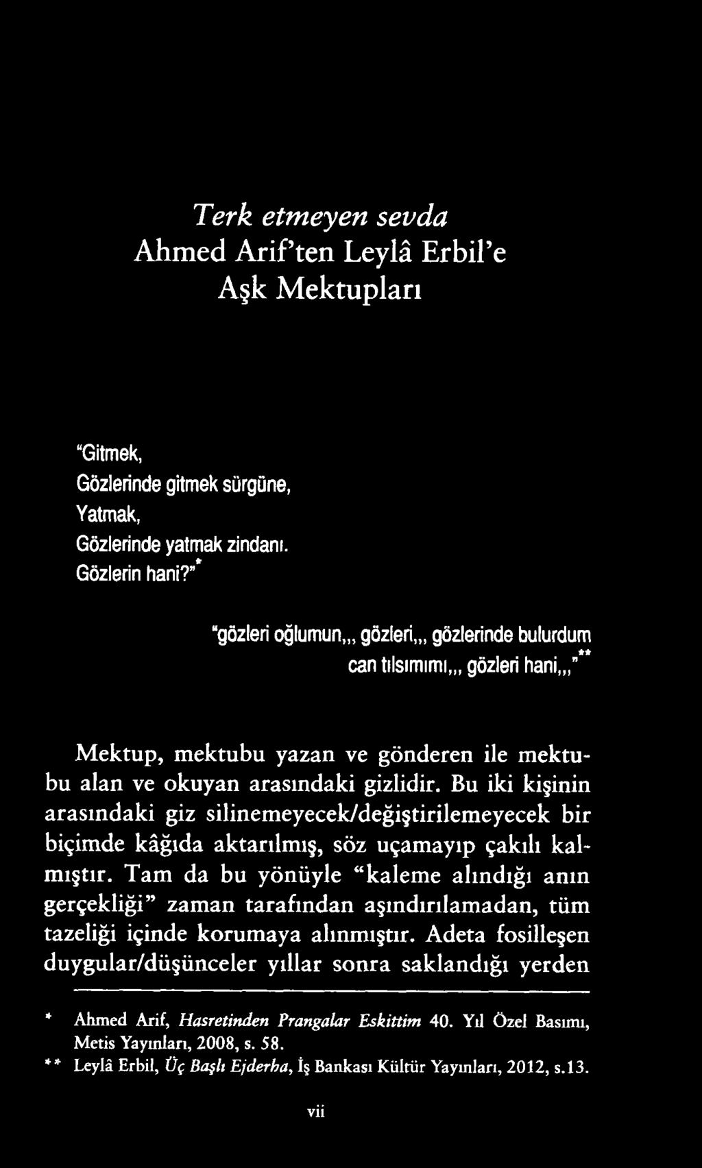 Ahmed Ariften Leylâ Erbil e Mektuplar - PDF Ücretsiz indirin