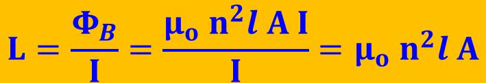 Birim uzunluk başına sarım sayısı ise n=n/l dir.