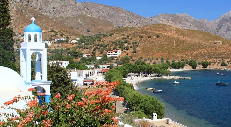 MS 535 te bir deprem ayırana kadar bu ufak ada Kalimnos un bir parçasıymış. Yolların ve arabaların olmadığı, sıcak ve hakiki Yunan konukseverliğiyle sessiz, şirin bir adadır.